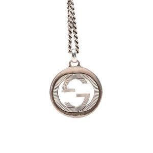 Pre-Loved Gucci Sterling Silver Interlocking G Necklace